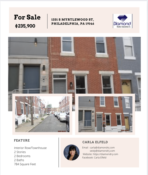 1331 S Myrtlewood St, Philadelphia, PA 19146