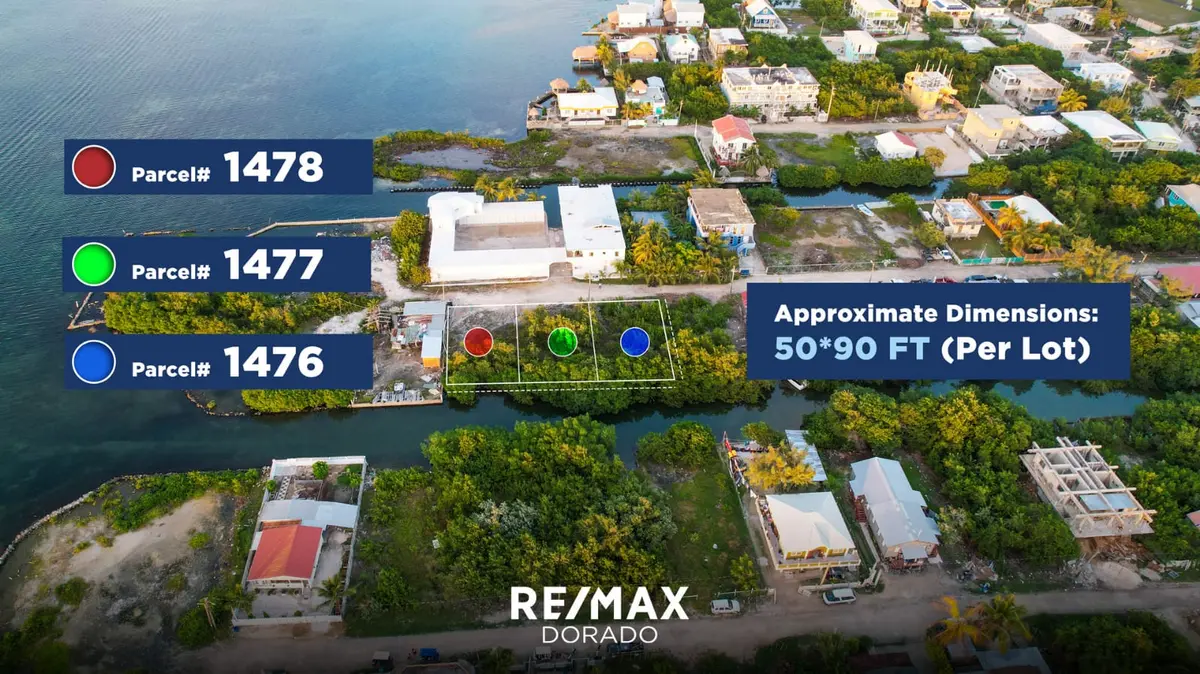 Canal Front Access Lots, Ambergris Caye,