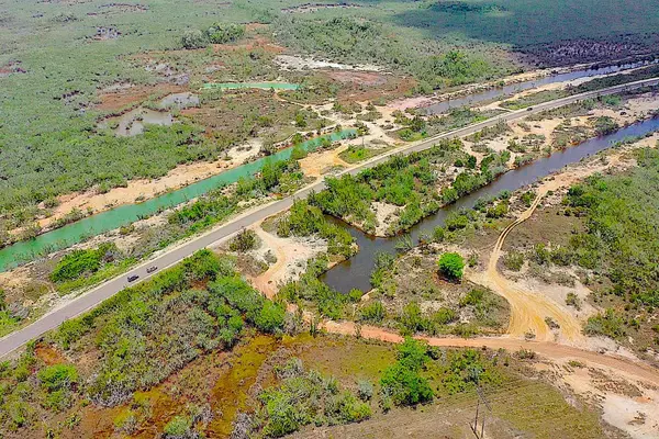 Hector Creek Lagoon, Near Mathe Creek And Sibun River,
