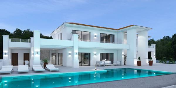 Beautiful Spacious Villa located on the first line in Moraira #DMA/SP, Spain,