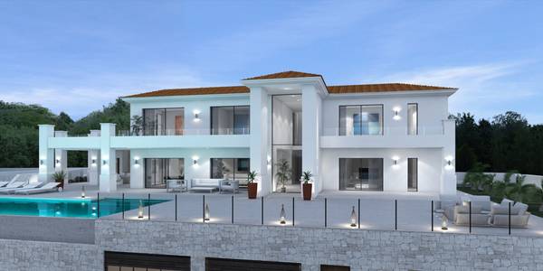 Beautiful Spacious Villa located on the first line in Moraira #DMA/SP, Spain,