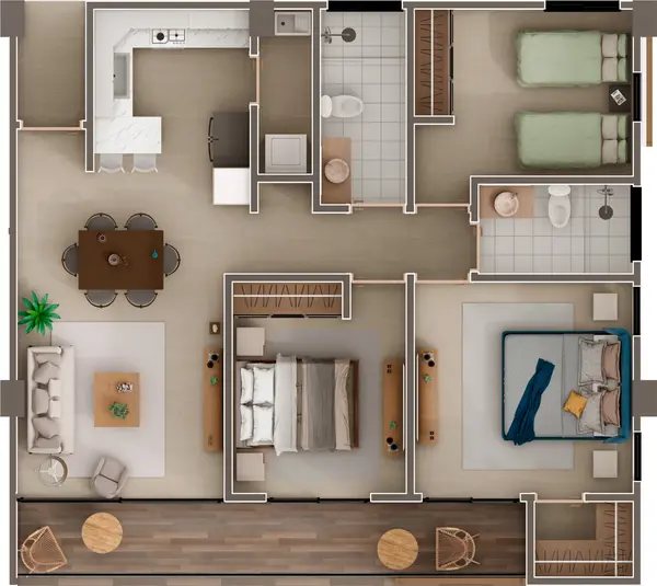 Cap Cana, The Dorms At Las Canas,