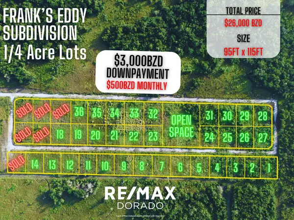 Cayo District, Lots,Frank's Eddy Area