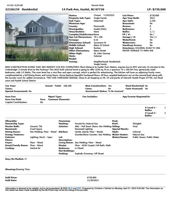 212 Bethany Rd, Hazlet, NJ 07730