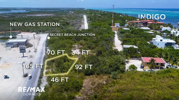 Ambergris Caye,,Main Road Lot W/ Beach Access
