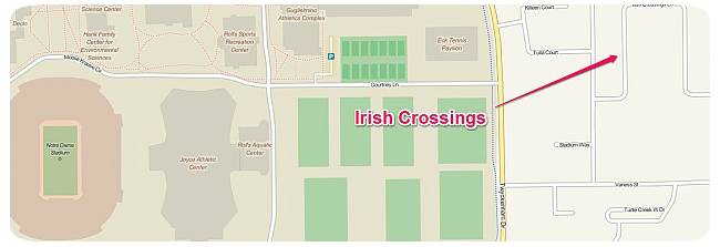 Irish Crossings Location