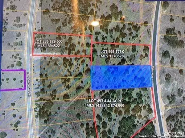 LOT 494 Buckskin Trail, Bandera, TX 78003