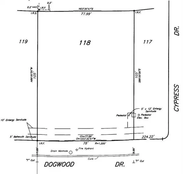 Lot 118 DOGWOOD DR, Kenner, LA 70065