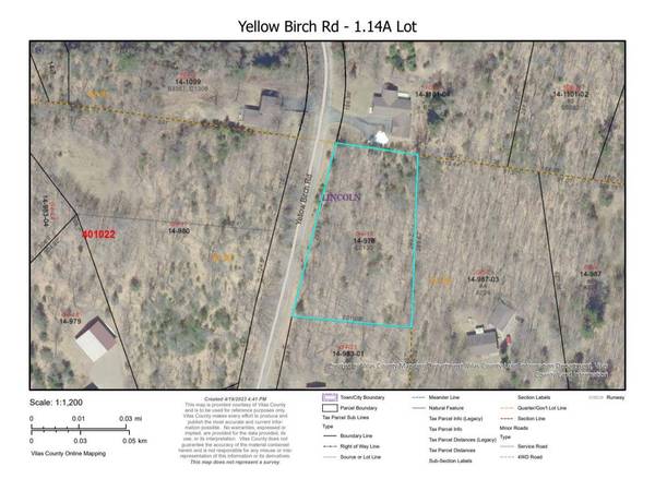 ON YELLOW BIRCH RD, Eagle River, WI 54521