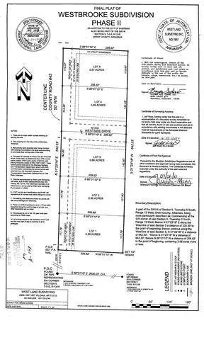 Lot 5 Westbrooke SD Phase II, Sheridan, AR 72150