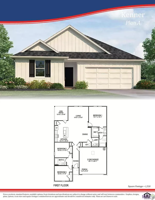 13516 BELLACOSA AVE, Baton Rouge, LA 70817