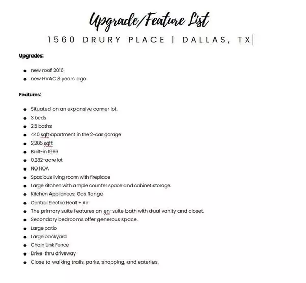 1560 Drury Place, Dallas, TX 75232