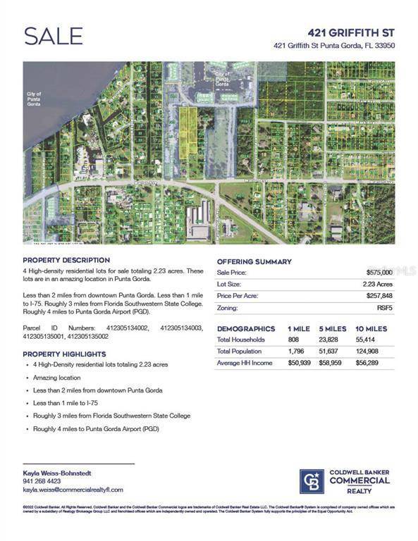 421, 422, 443, 444 GRIFFITH ST, Punta Gorda, FL 33950