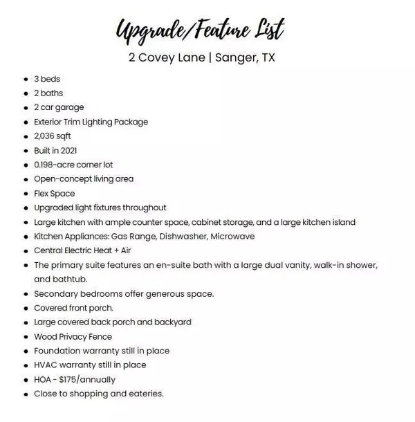 2 Covey Lane, Sanger, TX 76266