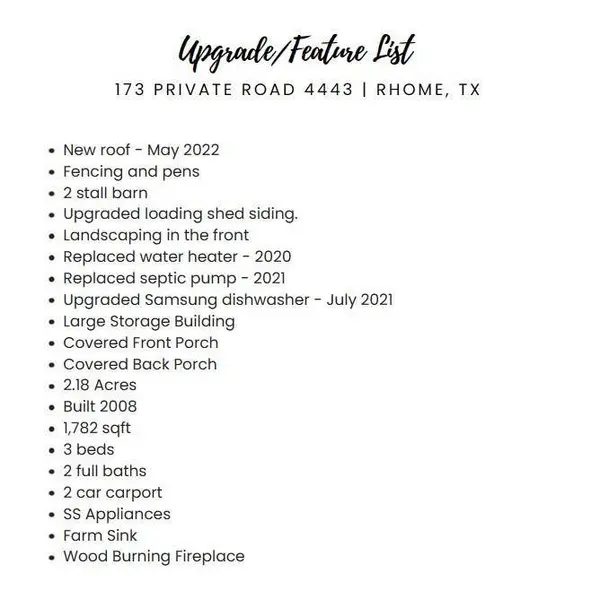 173 Private Road 4443, Rhome, TX 76078