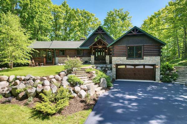 Kentuck Lake - 16614 Baker Ln, Eagle River, WI 54521 - $2.4M log la...