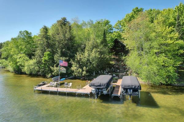 Kentuck Lake - 16614 Baker Ln, Eagle River, WI 54521 - $2.4M log la...