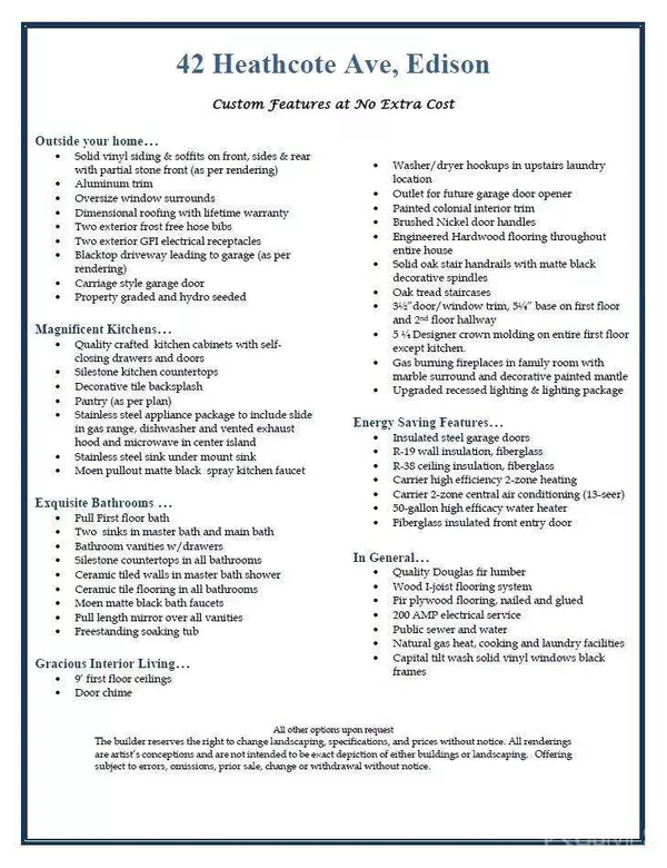 42 Heathcote AVE, Edison, NJ 08817