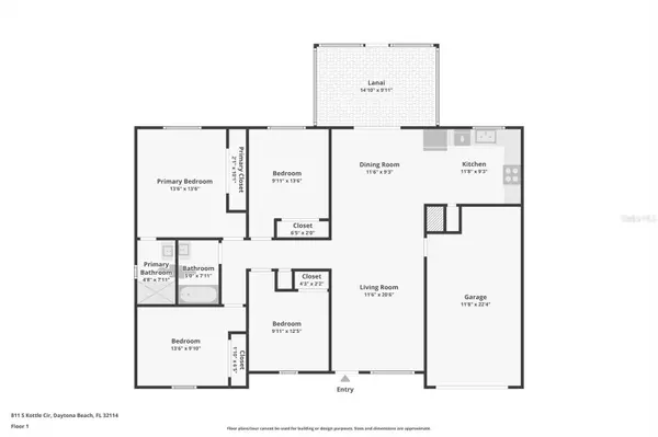 811 KOTTLE CIR S, Daytona Beach, FL 32114