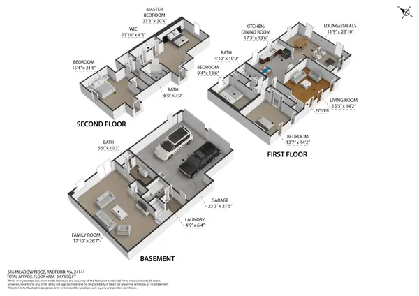 516 Meadow Ridge RD, Radford, VA 24141