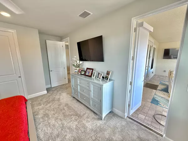 upstairs guest bedroom in new construction home in Shelter Cove. Flagler Beach, FL.