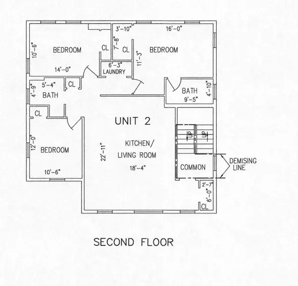 Unit 2 Condo Floor Plan