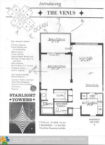 Lauderdale By The Sea, FL 33308,6000 N OCEAN BLVD  #12 E