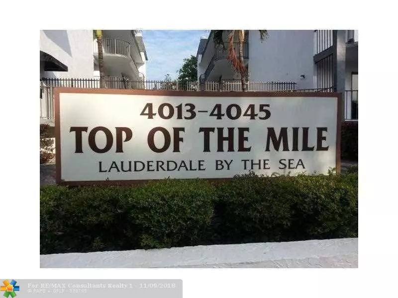 4013 N Ocean Dr  #116, Lauderdale By The Sea, FL 33308