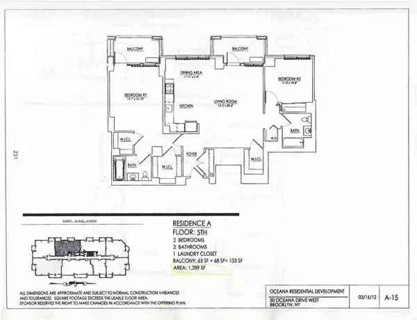 Brooklyn, NY 11235,50 Oceana DR West #5A
