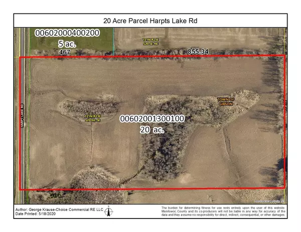 Pcl#1 Harpts Lake Rd, Gibson, WI 54228